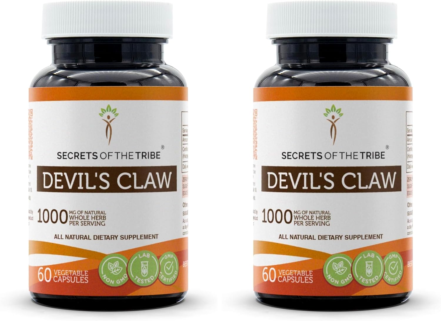 Secrets of the Tribe Devil's Claw 120 Capsules, 1000 mg - görsel 6