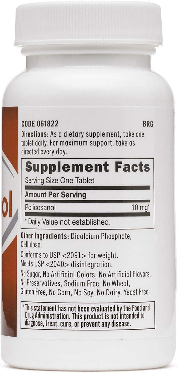 GNC Policosanol 10 mg - 60 Tablets - görsel 2