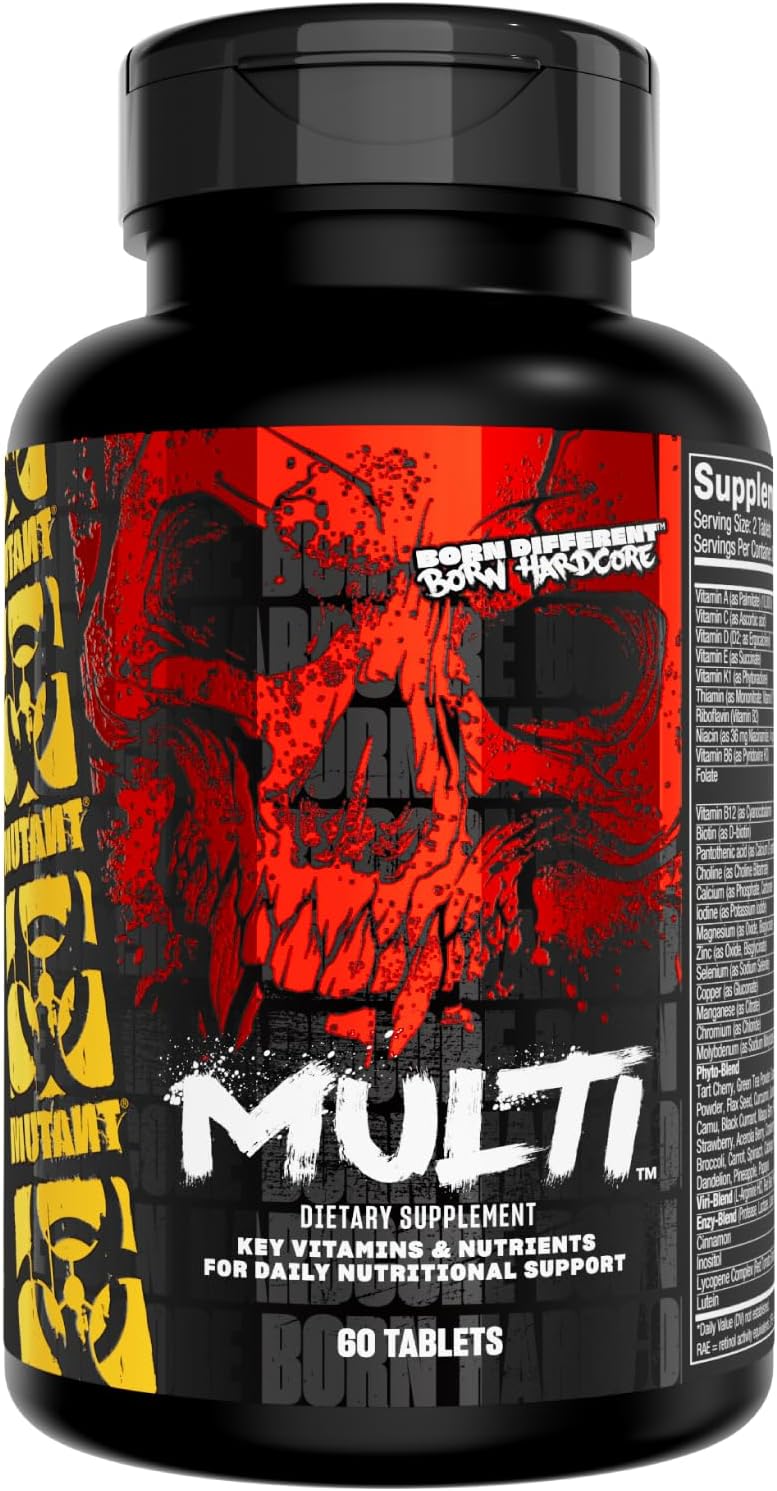 Mutant Multi - High Potency Multivitamin with 75+ Ingredients for Strength Athletes, 60 Tablets - görsel 1