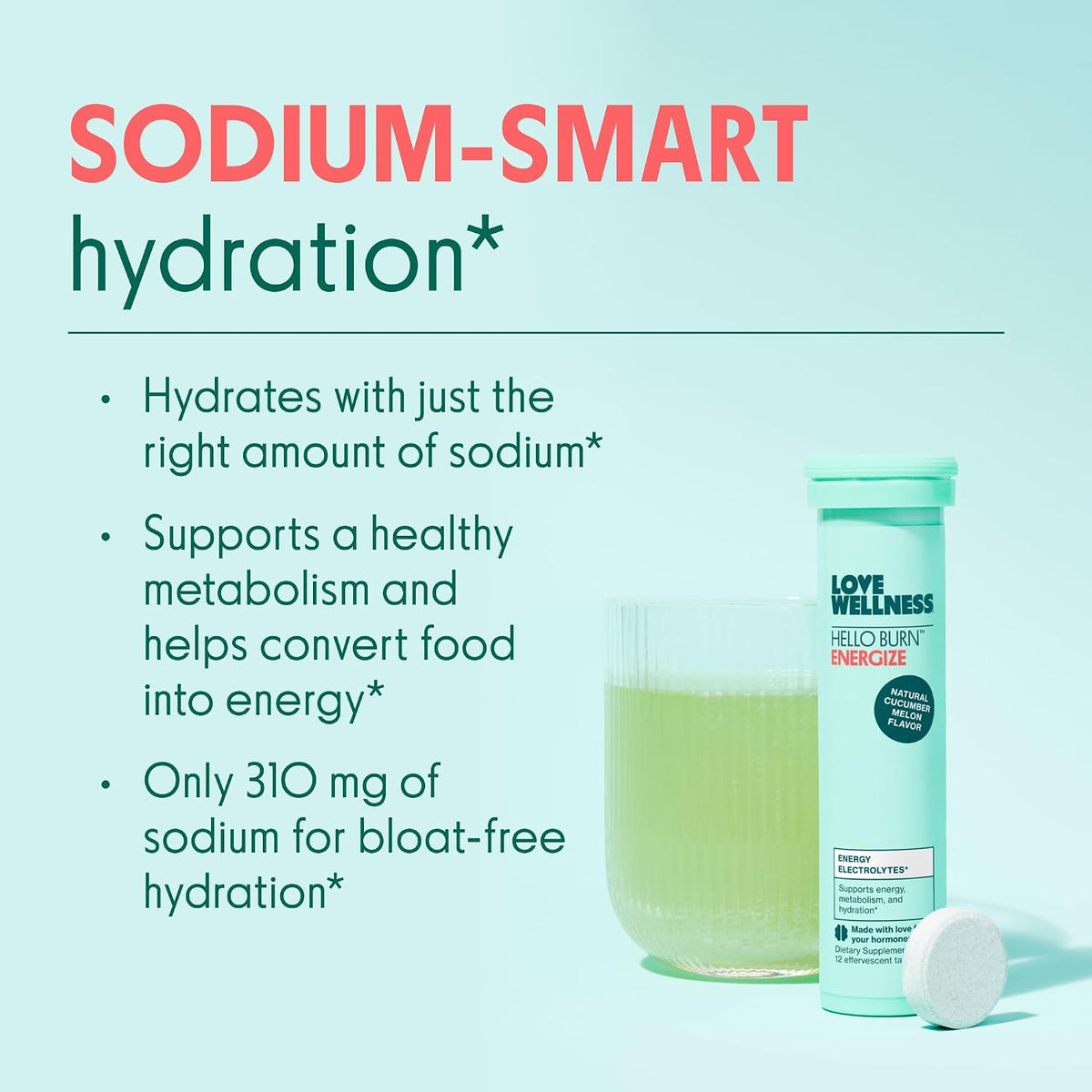 Love Wellbeing Hello Burn Energise | – Supports Healthy Metabolism: B vitamins help metabolise carbohydrates, – Image 6
