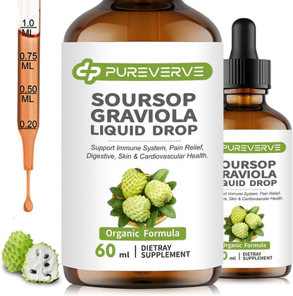 Soursop Graviola Liquid Drop for Cell – Liver and Cleansing Support – The herbal blend encourages bile production – Image 8