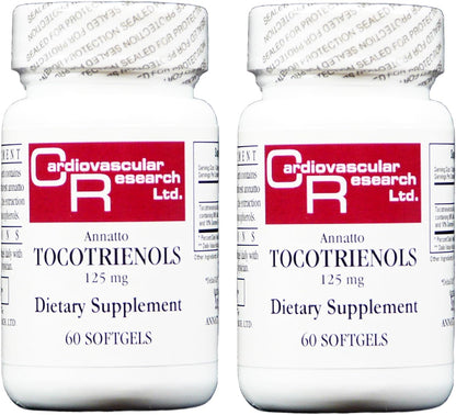 Cardiovascular Research Vitamin E Annatto Tocotrienols, 125 mg, 120 Soft-gels