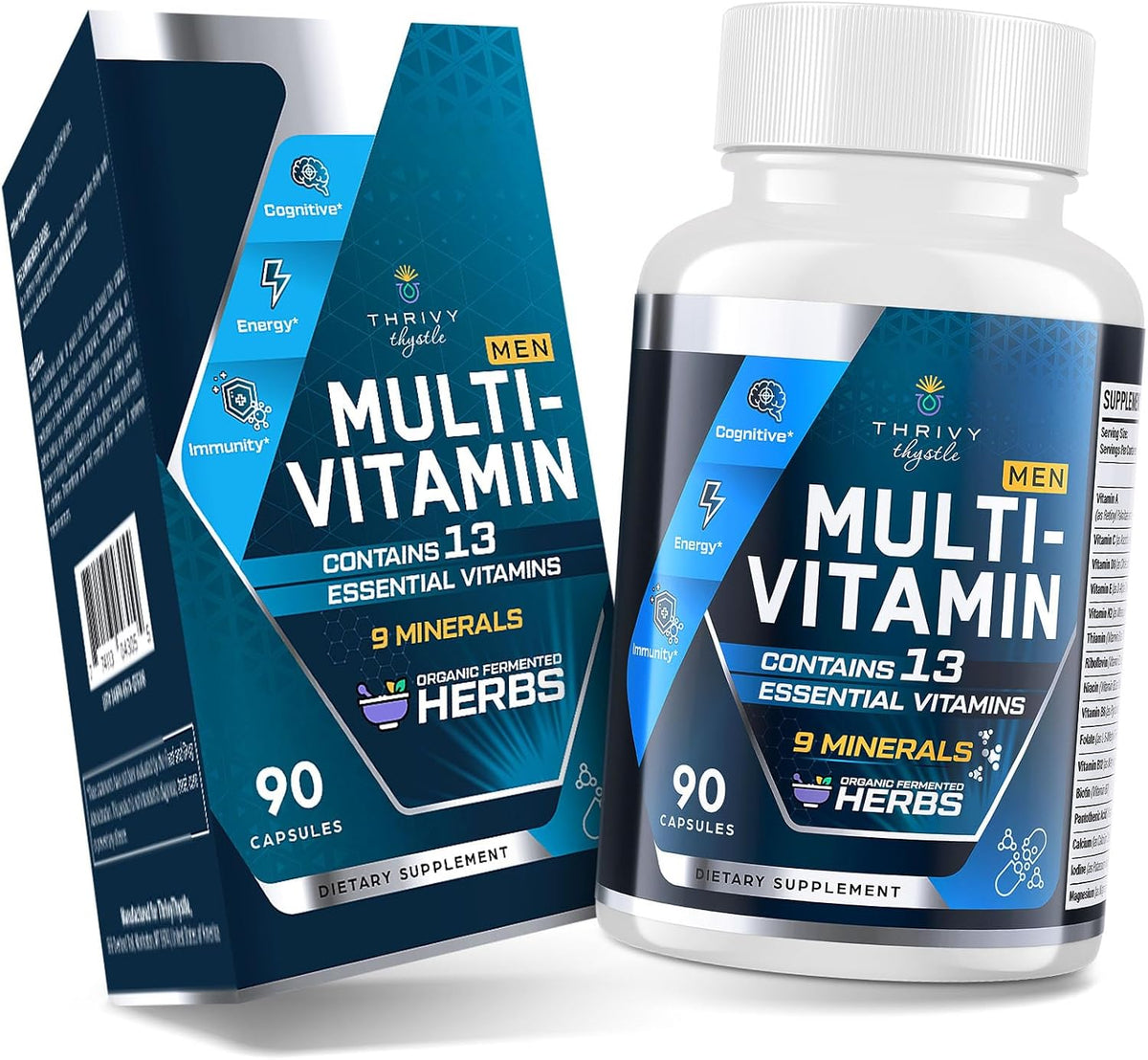 ThrivyThystle Multivitamin for Men 50+ with – CoQ10 : A potent antioxidant that protects cells and supports heart – Image 8