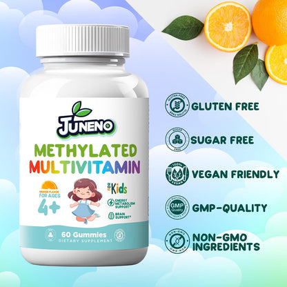 Juneno Methylated Multivitamin Gummies for – No unnecessary additives: Juneno’s gummies are free from sugar, – Image 6