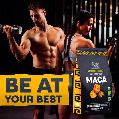 Premium Black, Red & Yellow Maca Capsules – – Hormonal Balance: Maca is often used to support hormonal health in – Image 5