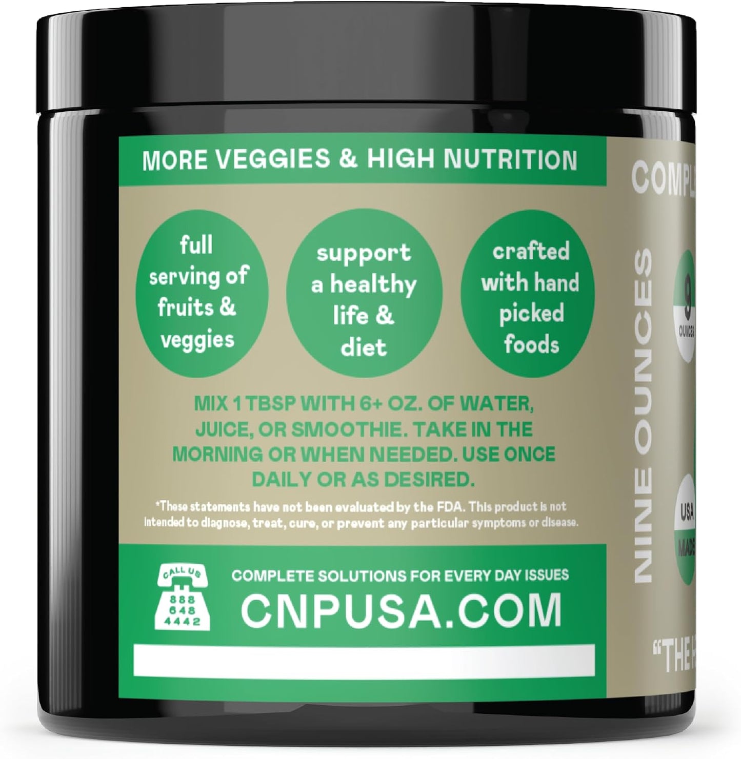 Good Greens Superfood Powder - The Healthy Greens Blend - 255g (30 Servings) - görsel 3