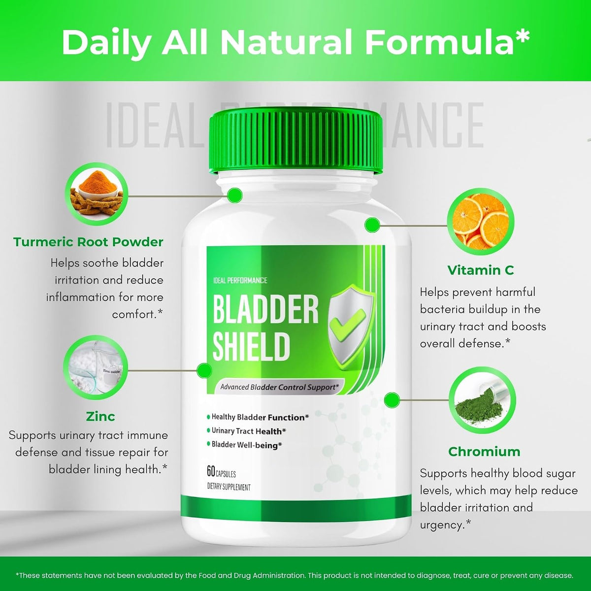 Bladder Shield Capsules - Advanced Bladder Control Support Supplement (60 Capsules) – Image 6