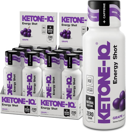Ketone-IQ Caffeine Performance Energy Shots – Clean Energy for Focus & Endurance, 5g Ketones, 100mg Green Tea Caffeine, B – Image 9