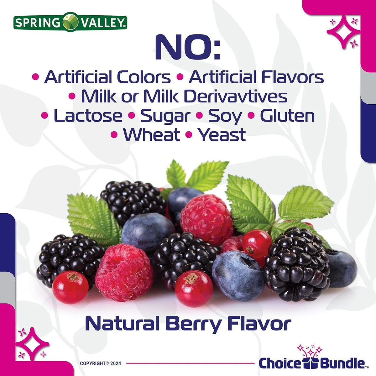 Choice Bundle Spring Valley Liquid Vitamin – Bundle includes 4 bottles plus exclusive vitamin guide and keychain – Image 5