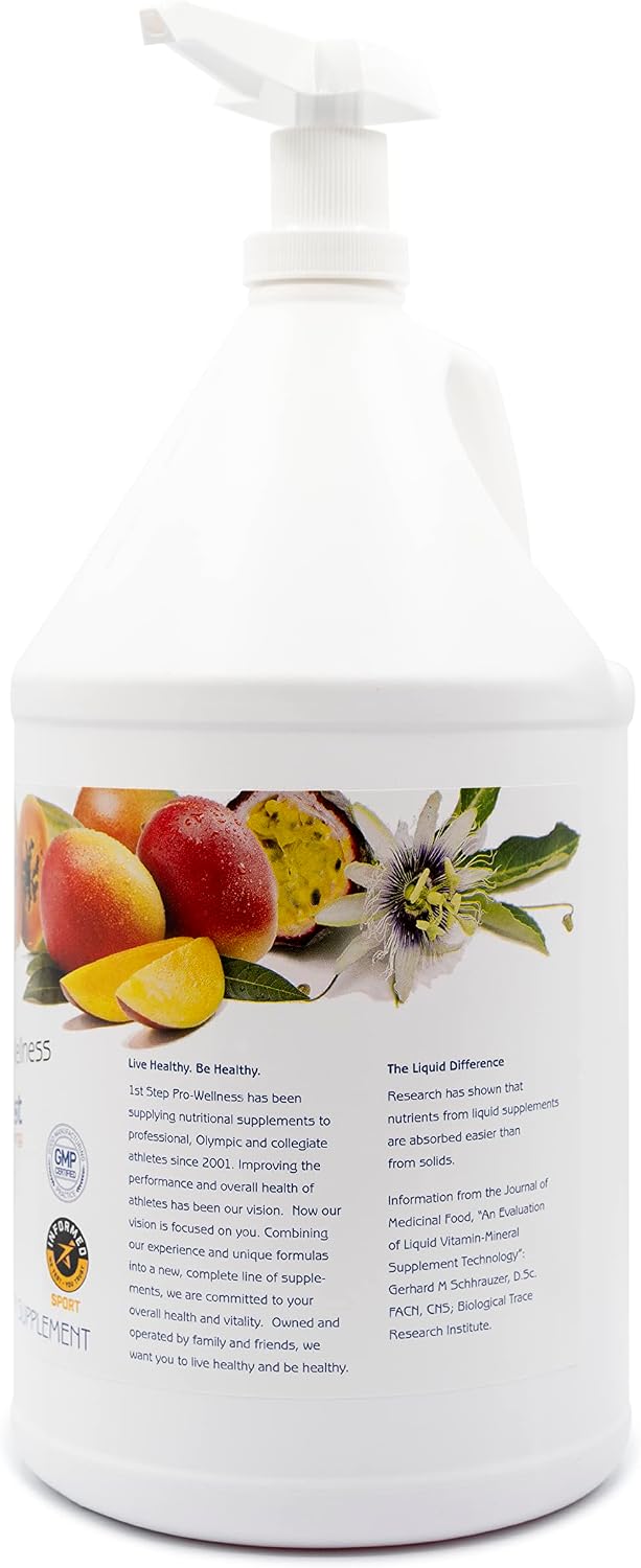 1st Step for Energy B12 Tropical Blast Liquid Supplement, 3.78 L (1 Gallon) - görsel 2