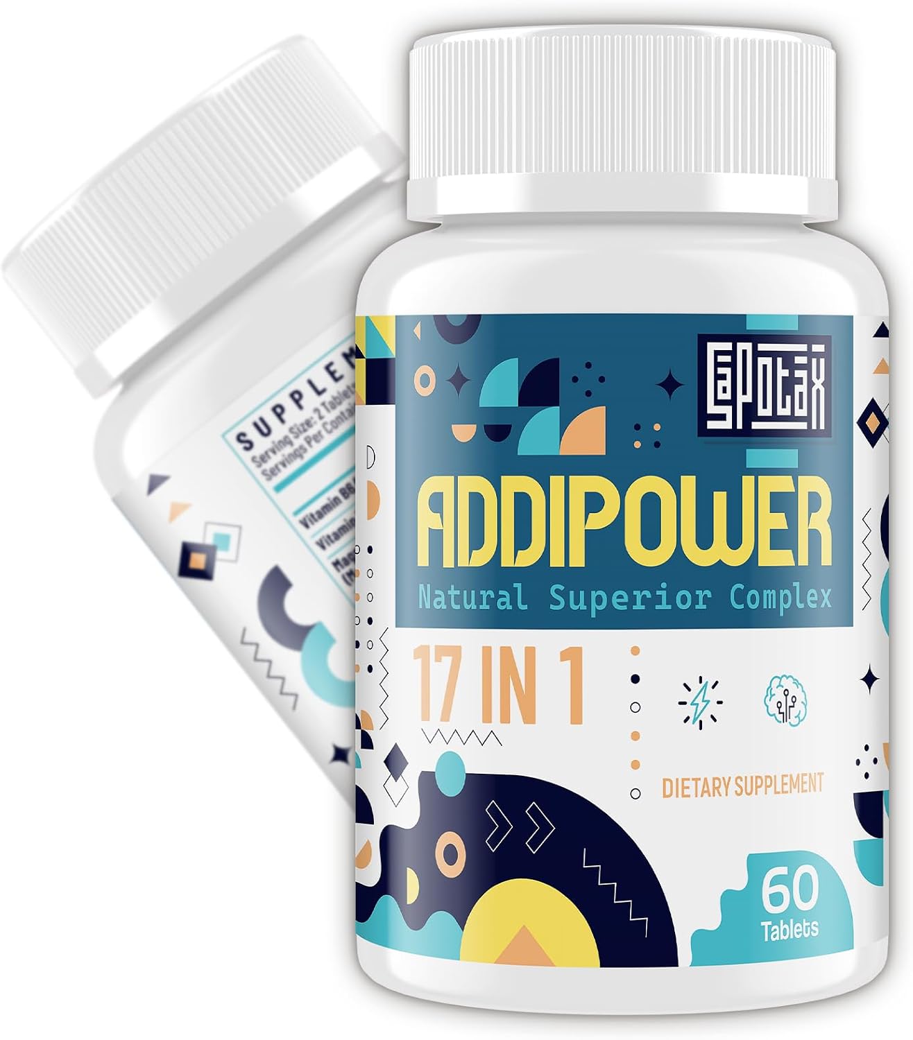 17-in-1 Brain Supplement for Memory and Focus: Nootropic with Herbal Extracts, Vitamins & Amino Acids - 60 Tablets - görsel 1