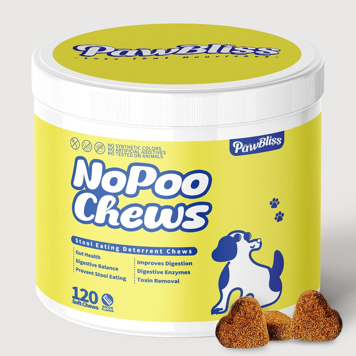 No Poo Chews for Dogs – Stop Stool Eating – Fresh Breath and Oral Health: Parsley, peppermint and apple cider – Image 7