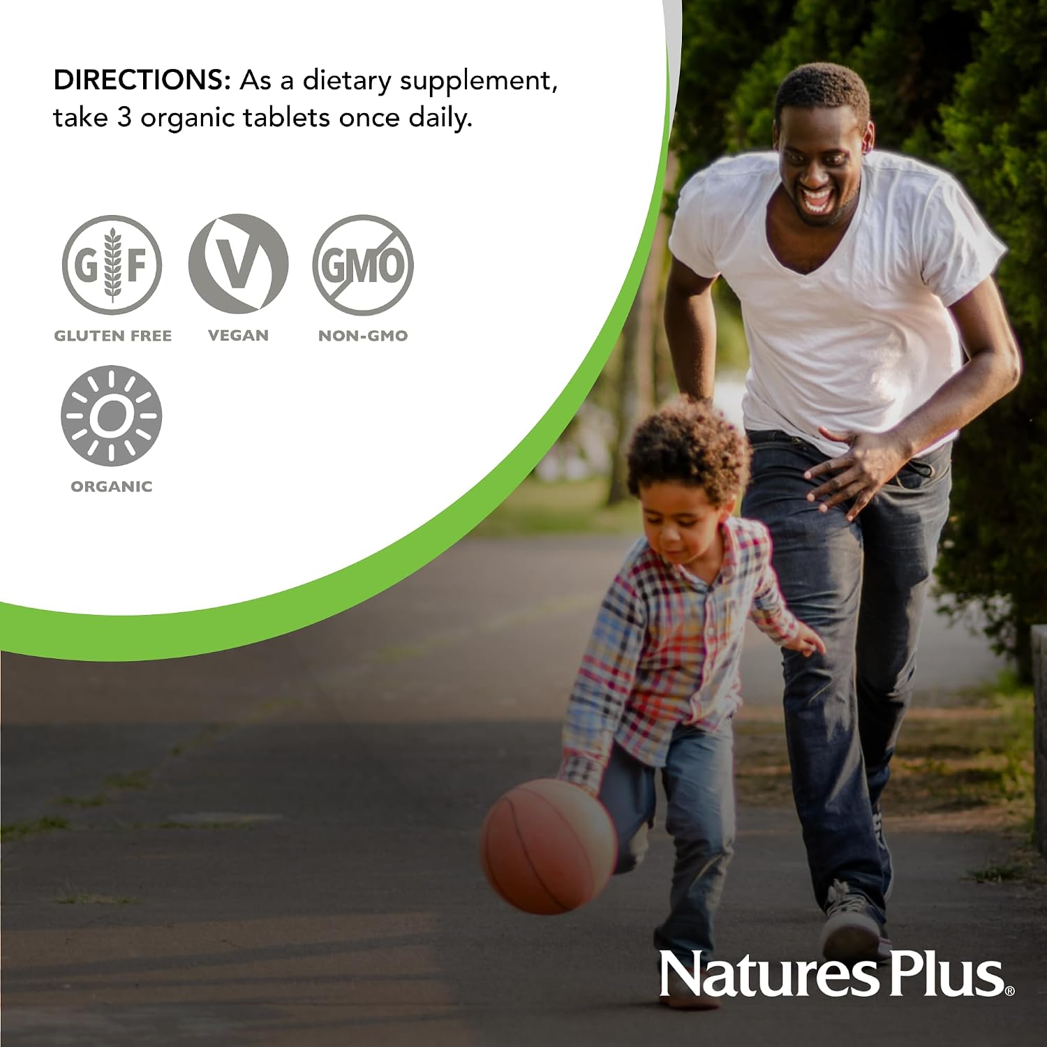 NaturesPlus Source of Life Garden Men's Multivitamin - 90 Tablets - görsel 6