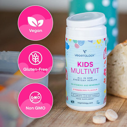 VEGETOLOGY Kids MultiVitamin Supplement – – Contribute to healthy growth and development – Vitamins D3 and K2 play – Image 9