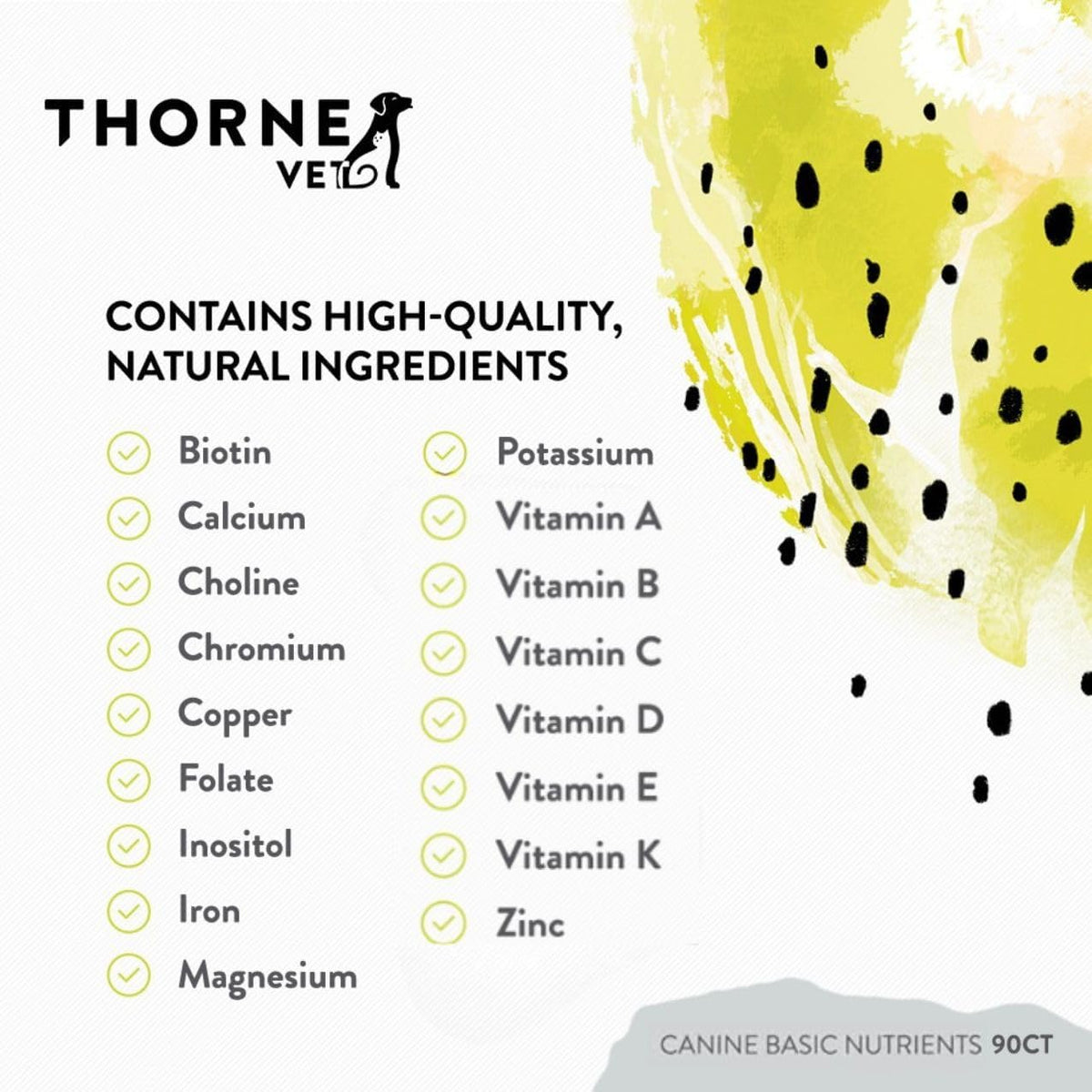 ThorneVET Canine Basic Nutrients – – Vitamin E – supports cell health and immune response. – Image 5
