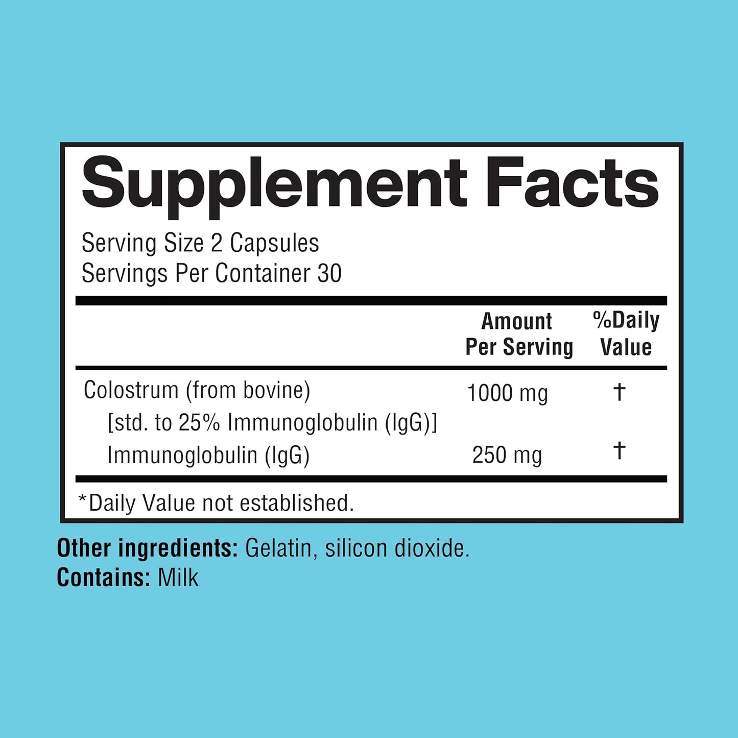 Happi Mi Nutrition Colostrum Capsules 1000mg - Immune Support & Gut Health, 60 Capsules - görsel 2