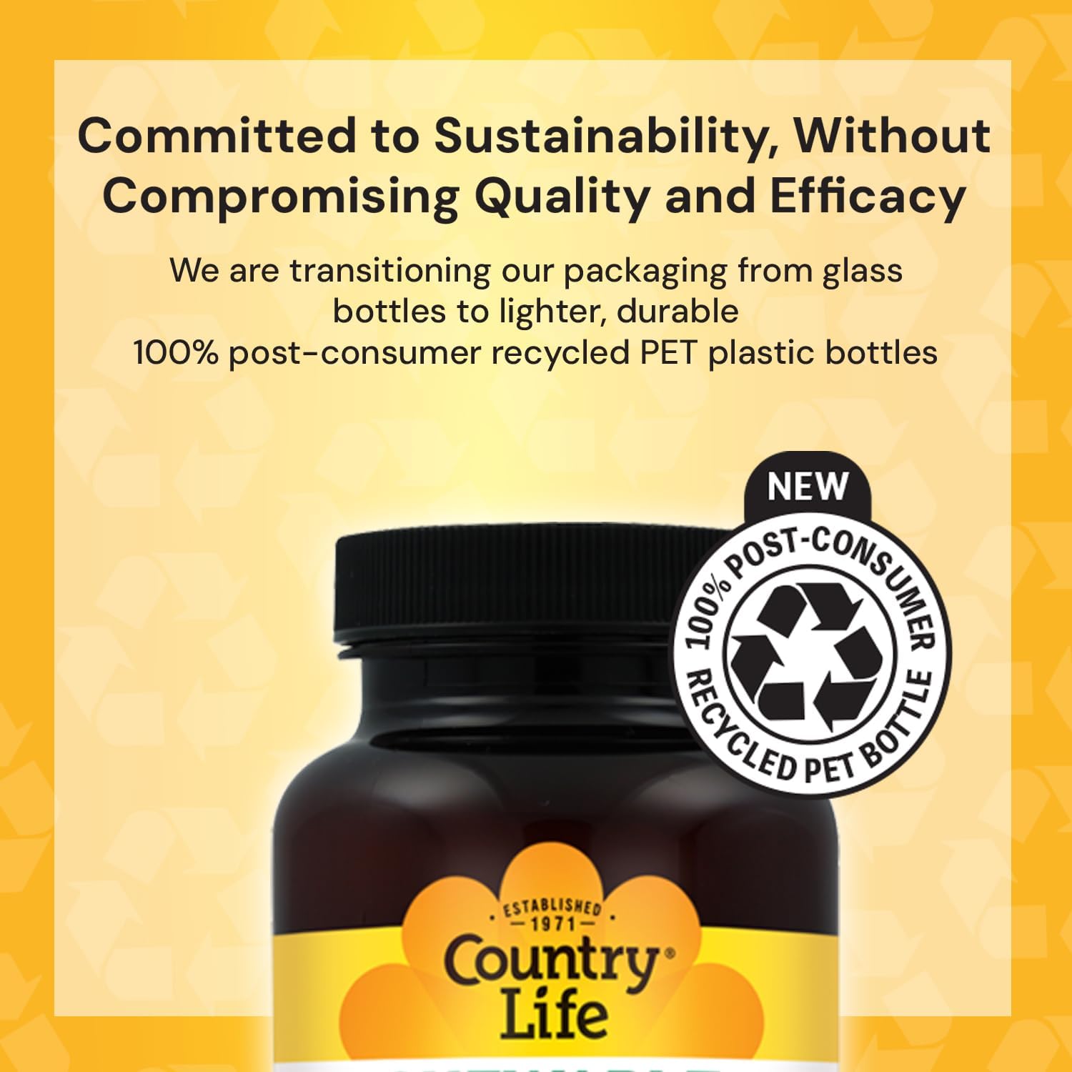 Country Life CORE Daily-1 Multivitamin for Men 50+ - Energy & Immune Support with Coenzymated B Vitamins, Probiotics & Enzymes, 60 Tablets - görsel 3