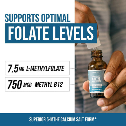 Organic L Methylfolate 7.5 mg Plus Methyl B12 Cofactor - Metabolically Active 5-MTHF Form, Superior Form of Folate - Organic – Image 3