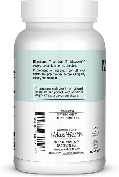 Maxi Health Kosher Calm Serenity & Relaxation Support Capsules (120 Capsules)