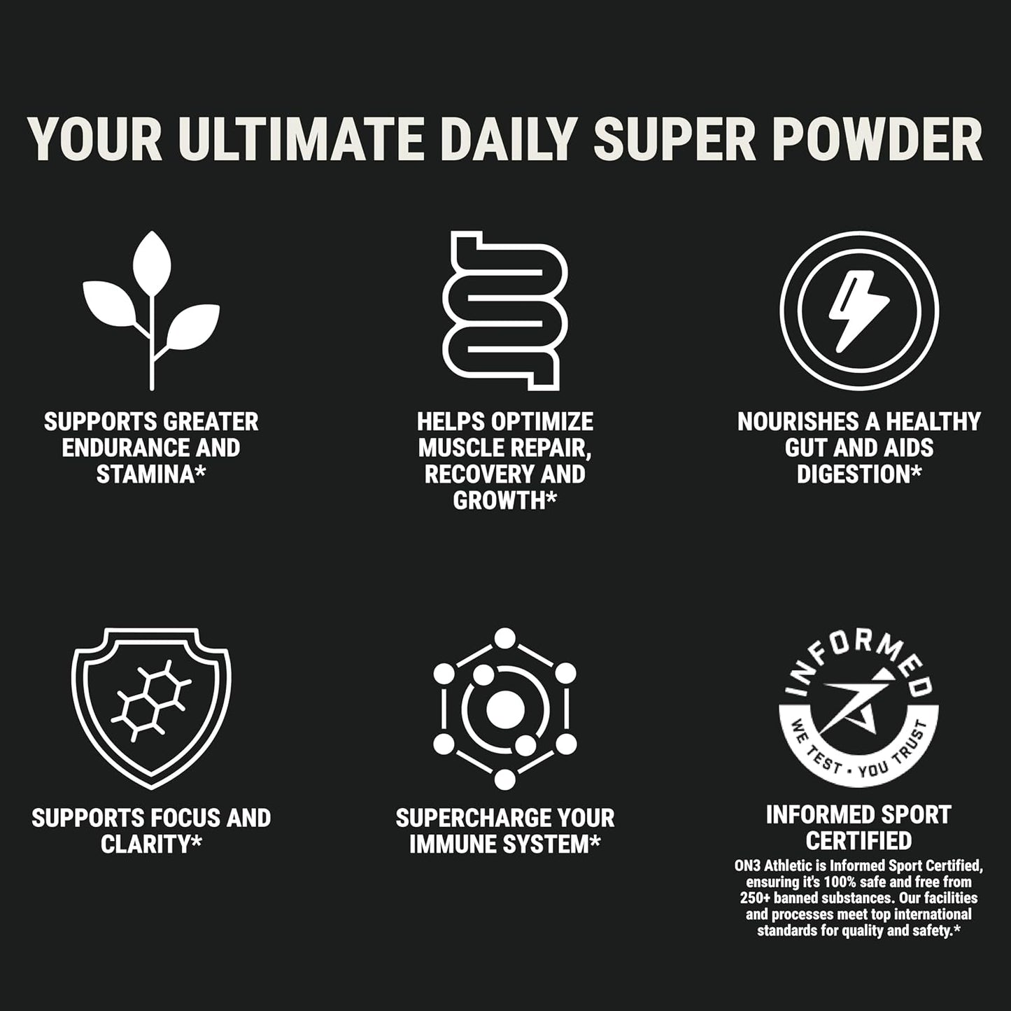 ON3 Athletic Daily Greens & Superfood Blend - 5 Servings - görsel 8