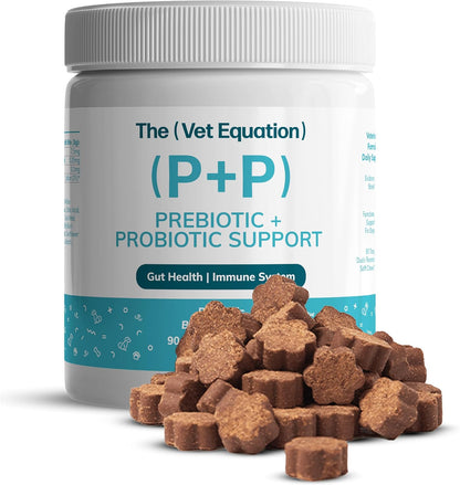 Prebiotic & Probiotic Dog Chews with – Digestive Health Support: Probiotics help maintain a healthy balance of gut – Image 1