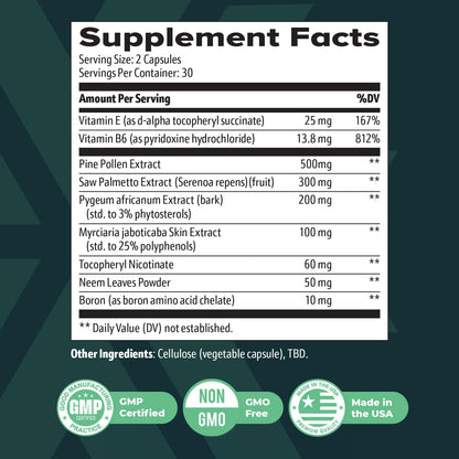 TC24 – Myrciaria Jaboticaba & Pygeum Africanum – 30 Caps, 3 Month Supply