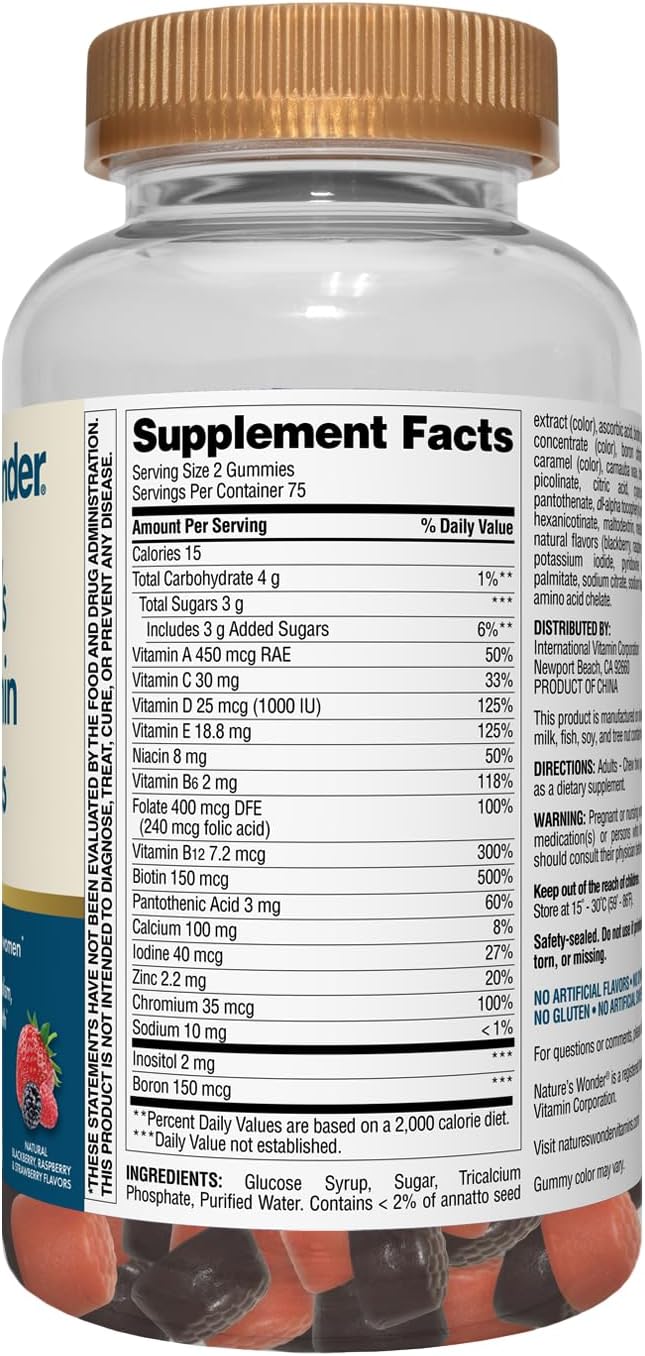 Nature's Wonder Women's's Multivitamin – Energy metabolism: B vitamins help convert food into usable energy.* – Image 8