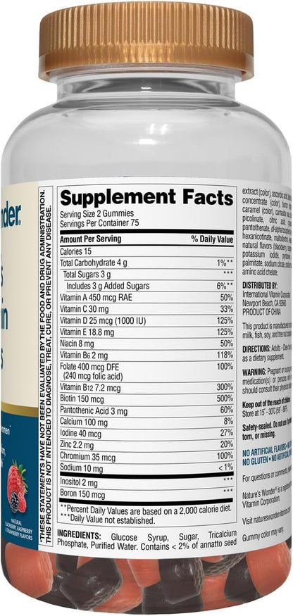 Nature's Wonder Women's's Multivitamin – Energy metabolism: B vitamins help convert food into usable energy.* – Image 8