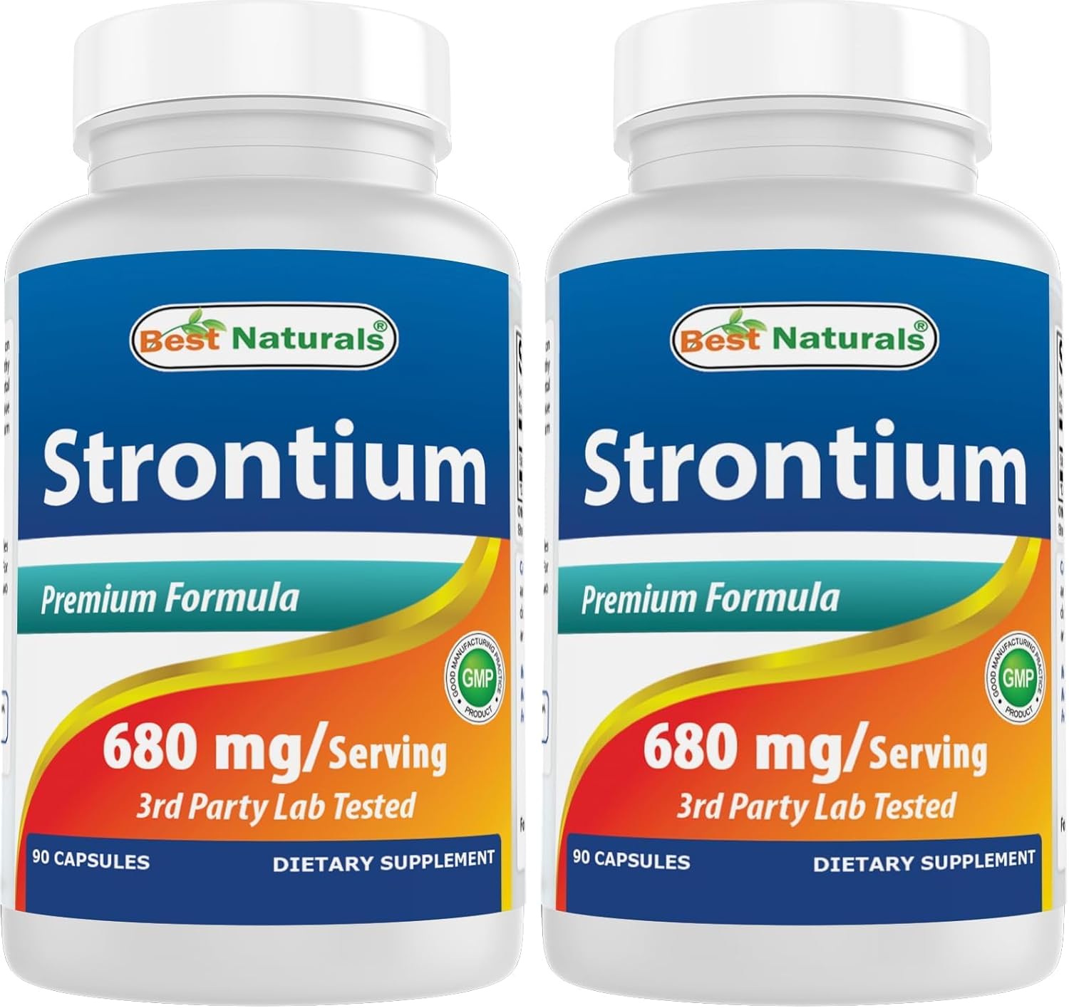 Best Naturals Strontium Bone Building Formula 680mg/serving 90 Capsules - görsel 9