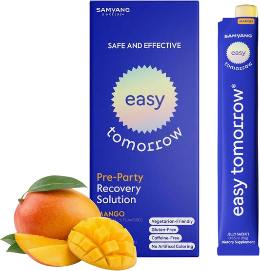 EASY TOMORROW - Natural Energy & Morning Vitality Jelly Stick - Daily Korean Skin Health Supplement & After Drinking Support – Image 1