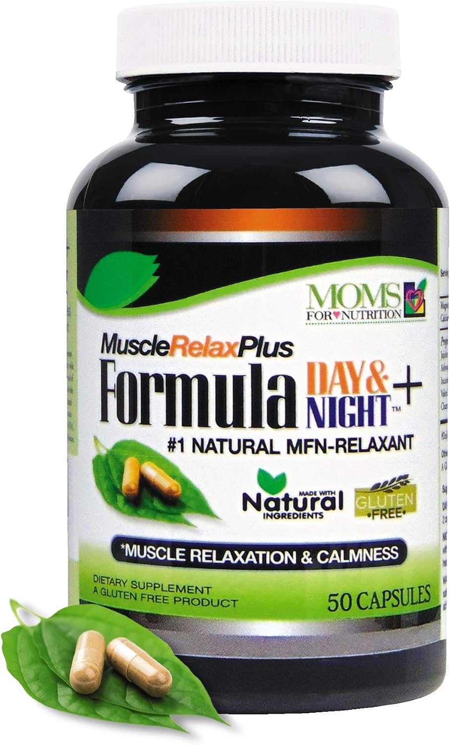 Moms For Nutrition Muscle Relax Formula Plus – Daytime & Night-time Use: Designed for 24/7 support, allowing you – Image 1