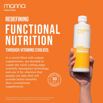 Manna Vitamins Evolved Liposomal Multivitamin - Daily Multivitamin with 20 Essential Vitamins and Minerals for Immune – Image 8