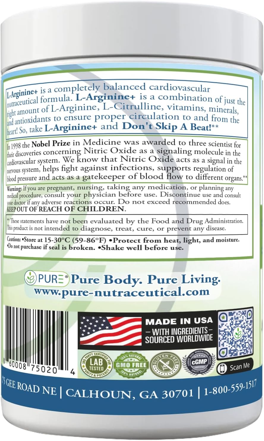 PURE® Cardio+ Nitric Oxide Heart & – Magnesium & Potassium: Essential minerals that support normal heart rhythm – Image 6