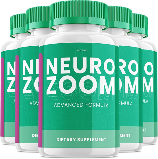 (5 Pack) Neuro Zoom Brain Boost Supplement, – Students: Those facing exams, heavy workloads, or the need to absorb – Image 1