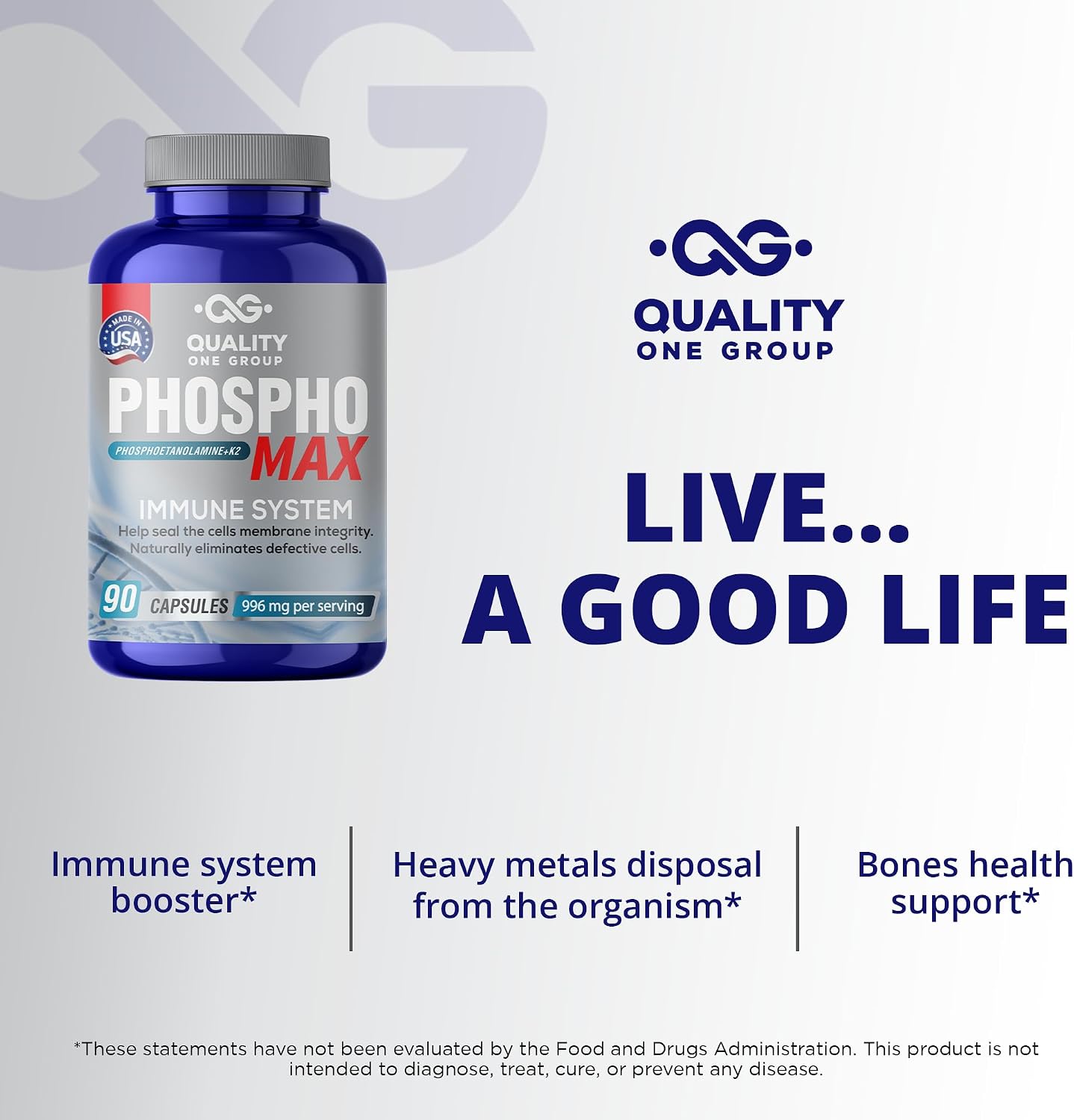 Fosfoetanolamina – Phosphoethanolamine Supplement with Vitamin D3 & K2, 270 Capsules - görsel 4