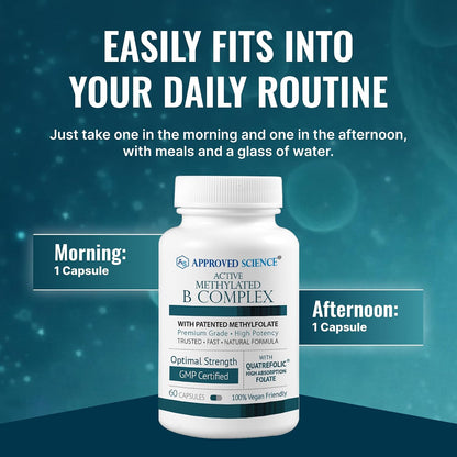 Approved Science Methylated B Complex – Full – Hormone Balance: B6, B12, and folate are involved in – Image 8