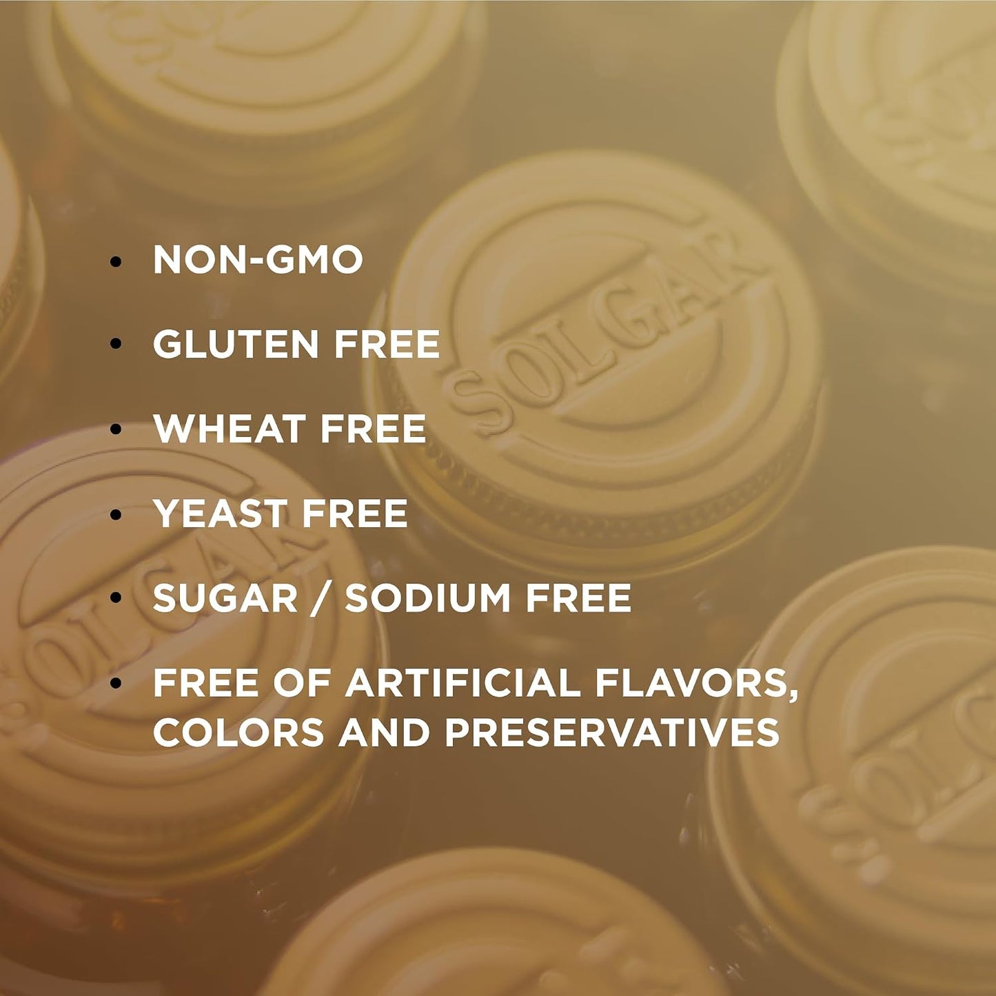 Solgar Folate 1000 mcg - 120 Tablets - 1000 mcg Bio-Active Metafolin - Vegan, Gluten free, Dairy-free, Kosher - 120 Servings - görsel 6