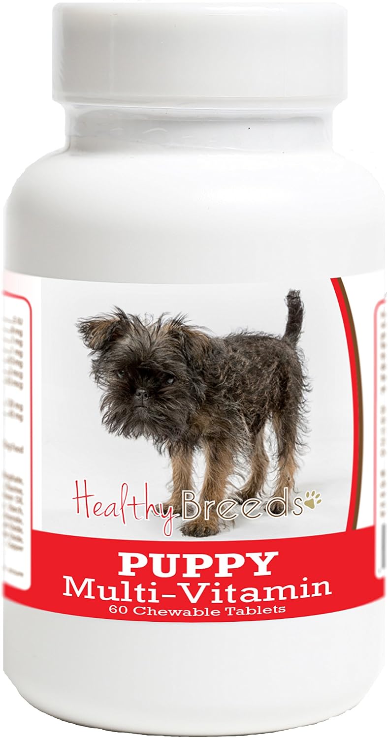 Healthy Breeds Affenpinscher Puppy Dog Multivitamin Tablet 60 Count - görsel 1