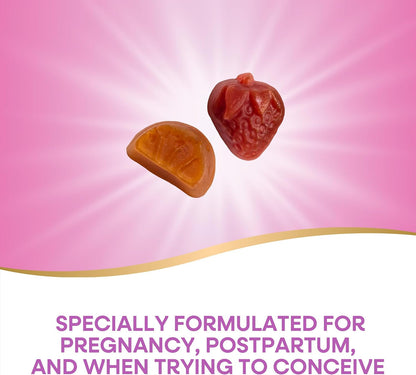 Nature's Way Alive! Gummy Prenatal Vitamins, 90 Count - Plant-Based DHA, Vegetarian, Gluten free