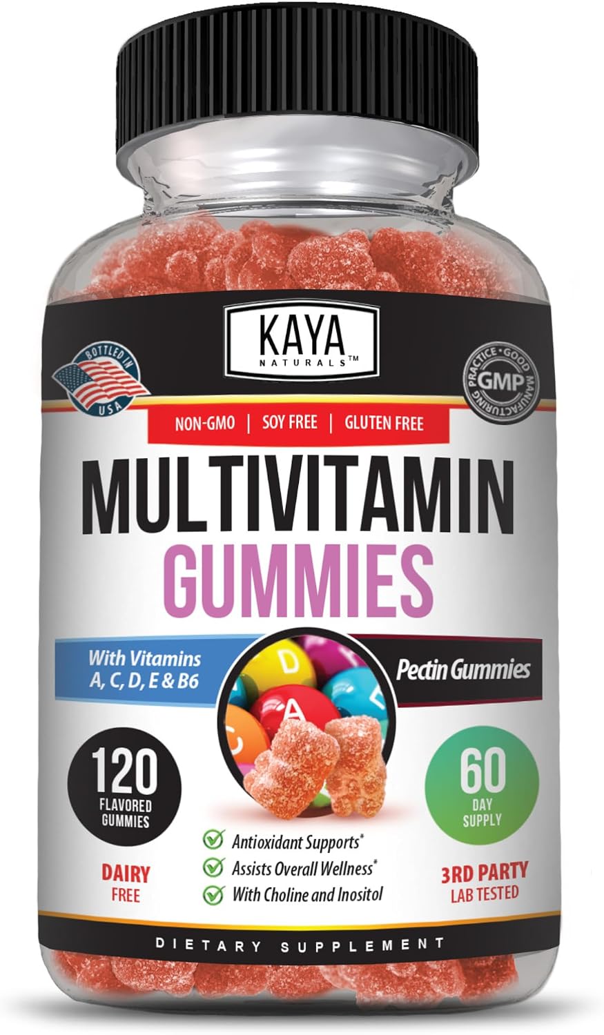 Kaya Naturals Adult Multi Vitamin Gummy, 60 Gummies - görsel 10