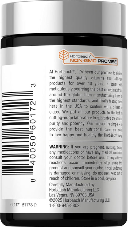 Horbäach Vitamin B12 5000 mcg Sublingual Tablets - Methylcobalamin - Natural Berry Flavour - 120 Count