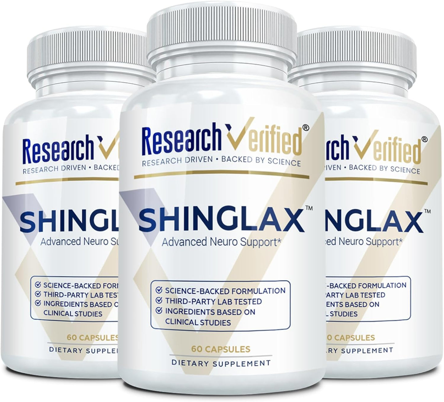 Research Verified Shinglax - Lemon Balm, Proteolytic Enzymes, Mushroom Complex, Vitamin B Complex, Oregano, Zinc - Non-GM, Made in USA - 60 Capsules (Pack of 6) - görsel 9