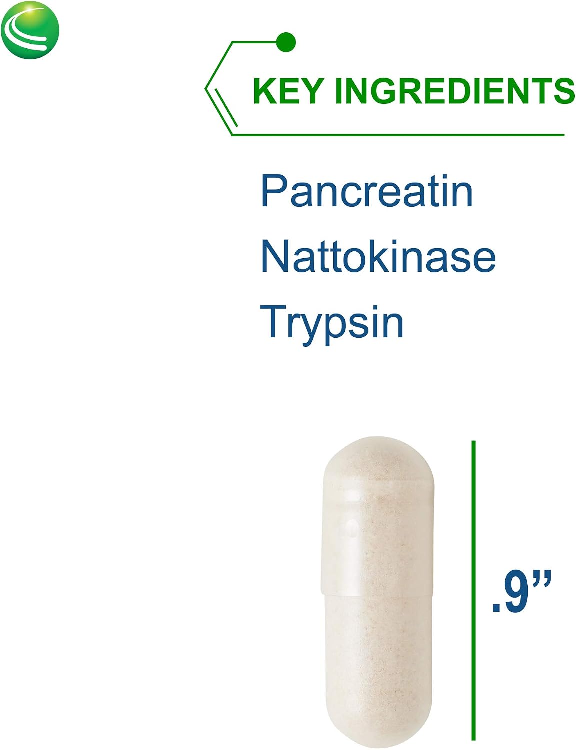 Nutra BioGenesis InfamaZyme - Digestive Enzymes for Women & Men, Pancreatin Enzyme Supplement for Digestive Health with Bromelain, Protease, Papain, Immune, Joint & Digestion Support - 90 Capsules - görsel 2