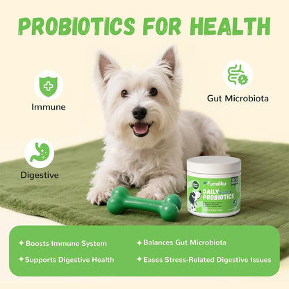 Furrolika 60 Count Probiotics Soft Chews – Beef Flavour Dog Probiotic – Image 2