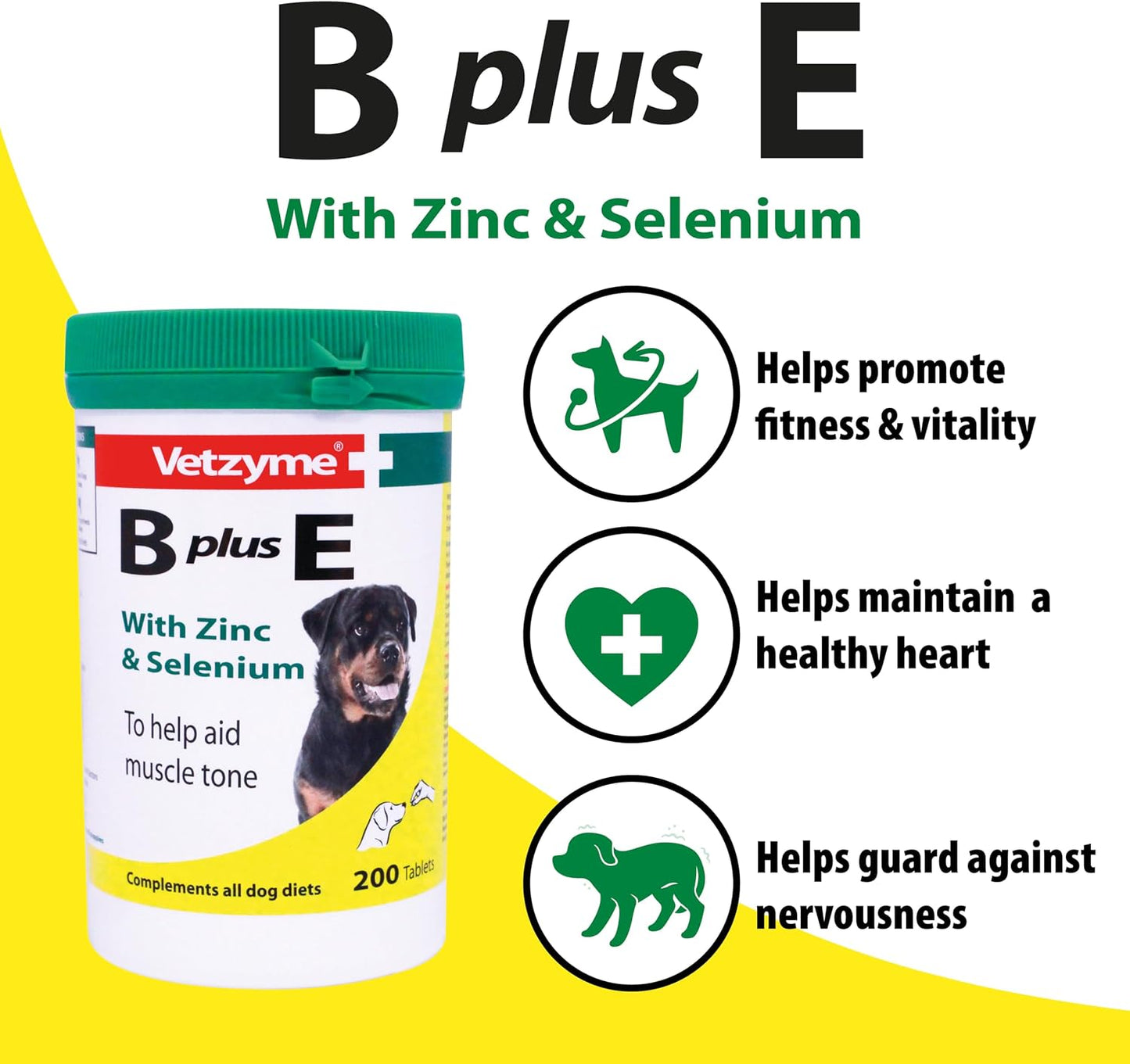Vetzyme Dog B+E 200 Tablets - görsel 3