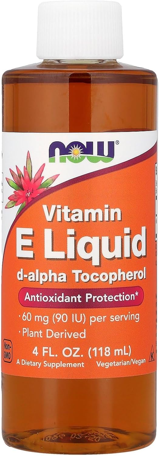 NOW Foods Vitamin E 54,600 IU Liquid, 4 fl oz - görsel 1