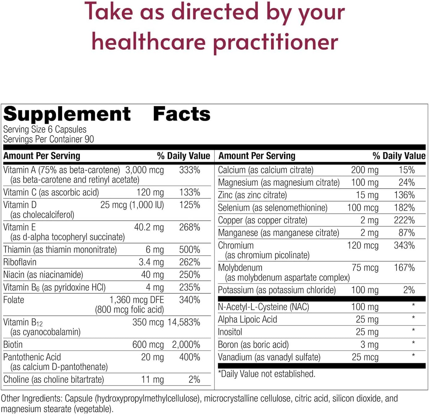 Bariatric Advantage Multi Formula Without Iron, High Potency Daily Multivitamin for Bariatric Surgery Patients - 540 Capsules - görsel 4