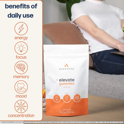 Avantera Elevate Gummies Premium Nootropic – Improved Memory Recall: Bacopa Monnieri, a staple in Ayurvedic – Image 2