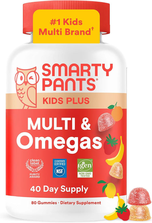 SmartyPants Kids Multivitamin Gummies with – Vitamin D3 (as cholecalciferol): Supports bone health and immune – Image 1