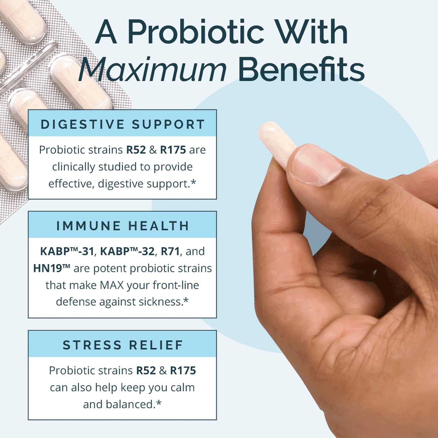 BRAINMD Dr. Amen ProBrainBiotics MAX - Probiotic for Brain, Gut & Immune Health - görsel 2
